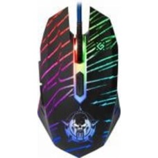 Комплект мышь + коврик Defender Dark Agent GM-590L USB black (52590)