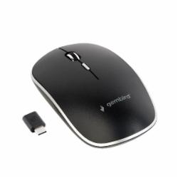 Мышка Gembird беспроводная бесшумная USB Type-C ресивер black (MUSW-4BSC-01)