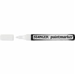 Маркер перманентный Stanger 2-4 мм Paint белый MARKER-PER-ST-M400-W