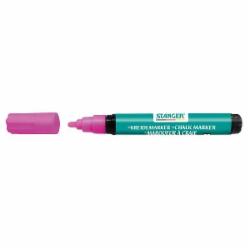Маркер меловой Stanger 1-3 мм розовый MARKER-CHALK-ST-S-P