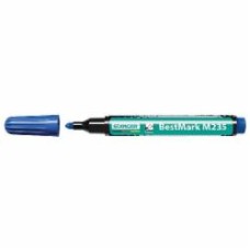 Маркер перманентный Stanger водостойкий 1-3 мм укороченный 10 шт. синий MARKER-PERSTM235BL10