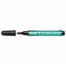 Маркер перманентный Stanger водостойкий 1-4 мм 10 шт. черный MARKER-PER-STM236B10