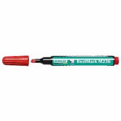 Маркер перманентный Stanger водостойкий 1-4 мм 10 шт. красный MARKER-PER-STM236R10