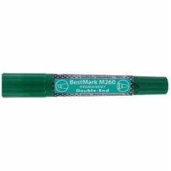 Маркер перманентный Stanger водостойкий 1-4/1 мм 8 шт. зеленый MARKER-PER-STM260G-8