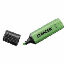 Маркер текстовый Stanger 1-5 мм 10 шт. зеленый MARKER-TXT-STFLATG10