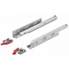 Комплект направляющих Hafele 433.03.136 Matrix Runner UM A30 PUSH с клипсами 3D 500 мм