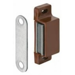 Фиксатор мебельный магнитный 4-5 кг коричневый 246.29.105 Hafele 1 шт.