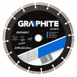 Диск алмазный отрезной GRAPHITE 230x2,7x22,2 57H619