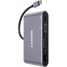 USB-хаб Canyon мультипортовый 8-в-1 USB-C DS-14 (CNS-TDS14)