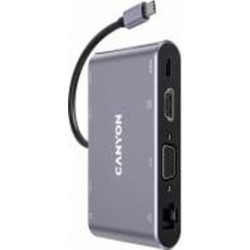 USB-хаб Canyon мультипортовый 8-в-1 USB-C DS-14 (CNS-TDS14)