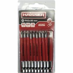 Набор бит Haisser PH2 х 90мм 10 шт. 81310 Набор бит Haisser PH2 х 90мм 10 шт. 81310