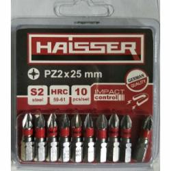Набор бит Haisser PZ1 х 25мм 10 шт. 81374