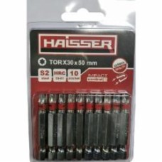 Набор бит Haisser ТORХ30 х 50мм 10 шт. 81355