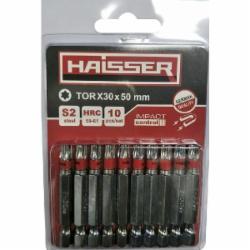 Набор бит Haisser ТORХ30 х 50мм 10 шт. 81355