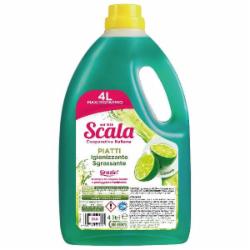 Жидкость для ручного мытья посуды Scala Piatti Limone 4 л