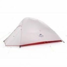 Палатка Naturehike сверхлегкий двухместный с футпринтом Сloud Up 2 Updated NH17T001-T, 20D, серый 6927595724668
