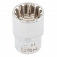Головка NEO tools SPLINE 1/2 18 мм 1 шт. 08-590