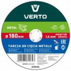 Круг отрезной Verto 180 x 1,6 x 22,2 мм 61H534