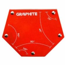 Угольник магнитный GRAPHITE 111х136х24 мм 56H905