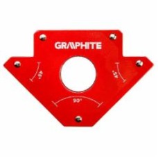 Угольник магнитный GRAPHITE 122х190х25 мм 56H903
