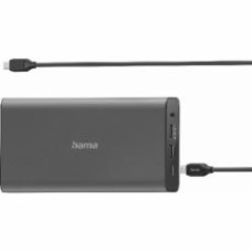 Повербанк Hama Universal PD 5-20V/60W 26800 mAh grey (00200012)