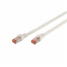 Патч-корд Digitus CAT 6 S-FTP, AWG 27/7, LSZH 0,5 м белый
