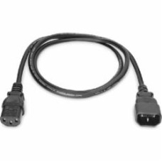 Кабель питания Digitus C14-C13 M/F 1,2 м черный (AK-440201-012-S)