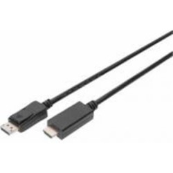 Кабель Digitus DisplayPort - HDMA UHD 4K M/M type A 2 м черный (AK-340303-020-S)