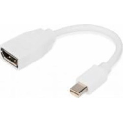 Переходник Digitus mini DP - DP M/F 0,15 м белый (DB-340405-001-W)