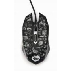 Мышка Gembird 6 кнопок, USB интерфейс, подсветка black (MUS-6B-GRAFIX-01)