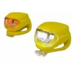Комплект мигалок GOODBIKE SILICON LED в силиконовом корпусе 2 шт. желтый