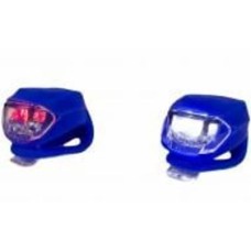 Комплект мигалок GOODBIKE SILICON LED в силиконовом корпусе 2 шт. синие