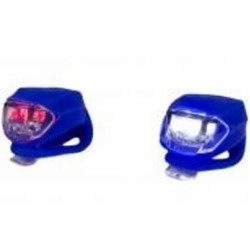 Комплект мигалок GOODBIKE SILICON LED в силиконовом корпусе 2 шт. синие