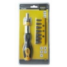 Отвертка со сменными насадками Modeco MN-10-110