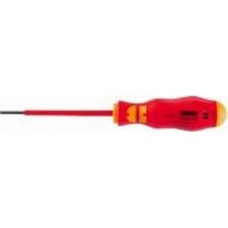 Отвертка WURTH шлицевая VDE 0,6X3,5X100 Zebra 0613631035