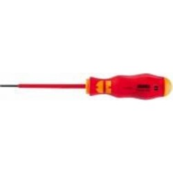 Отвертка WURTH шлицевая VDE 1X5,5X125 Zebra 0613631055