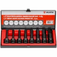Набор головок WURTH удлиненных 1/2IN-HEXAGON 8предметов 8 шт. 0715900200