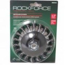 Щетка дисковая получаша стальная витая для УШМ 115 мм Rock FORCE RF-BWD145 Щетка дисковая получаша стальная витая для УШМ 115 мм Rock FORCE RF-BWD145