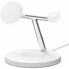 Беспроводное зарядное устройство Belkin 3in1 MagSafe iPhone Wireless Charger White (WIZ017VFWH)
