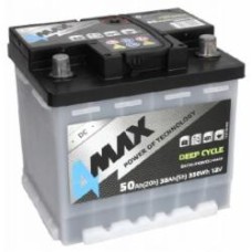 Аккумулятор автомобильный 4MAX DEEP CYCLE 50Ah 12V «+» справа (BAT50/350R/DC/4MAX)