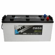 Аккумулятор автомобильный 4MAX DEEP CYCLE 230Ah 12V «+» слева (BAT230/1600L/DC/4MAX)