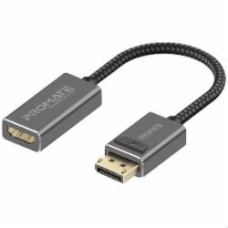 Адаптер Promate MediaLink-DP DisplayPort to HDMI 0,2 м черный (medialink-dp.black)