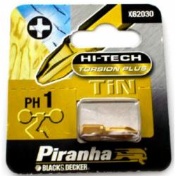 Бита Stanley Hi-tech Torsion Plus Philips Head Ph1 Hex Shank Screwdriver 1 шт. X62030