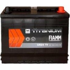 Аккумулятор автомобильный Fiamm Titanium Black 70Ah 540A 12V «+» справа (7905183)