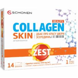Витамины Zest Beauty Collagen Skin раствор питьевой во флаконах по 25 мл 14 шт