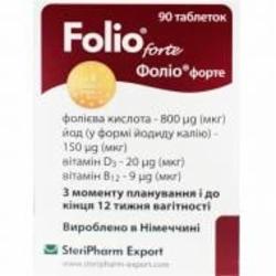 Фолио SteriPharm Форте таблетки 90 шт./уп.