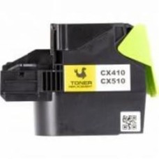 Картридж лазерный PowerPlant Lexmark CX310/CX410/CX510 YL (с чипом) черный