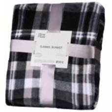 Плед Flannel клетка ART0102PB 200x220 см grey Ardesto
