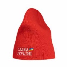 Шапка Cofee primary Слава Украине 3000-5/6 р.one size красный