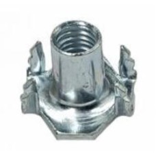 Мебельная гайка упорная Extra 6 цинк белый M6x12 50 шт. 34356 snapt